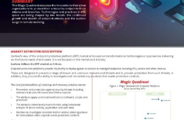 Gartner Report: Magic Quadrant for Endpoint Platforms
